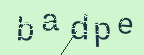Captcha Image: you will need to recognize the text in it.